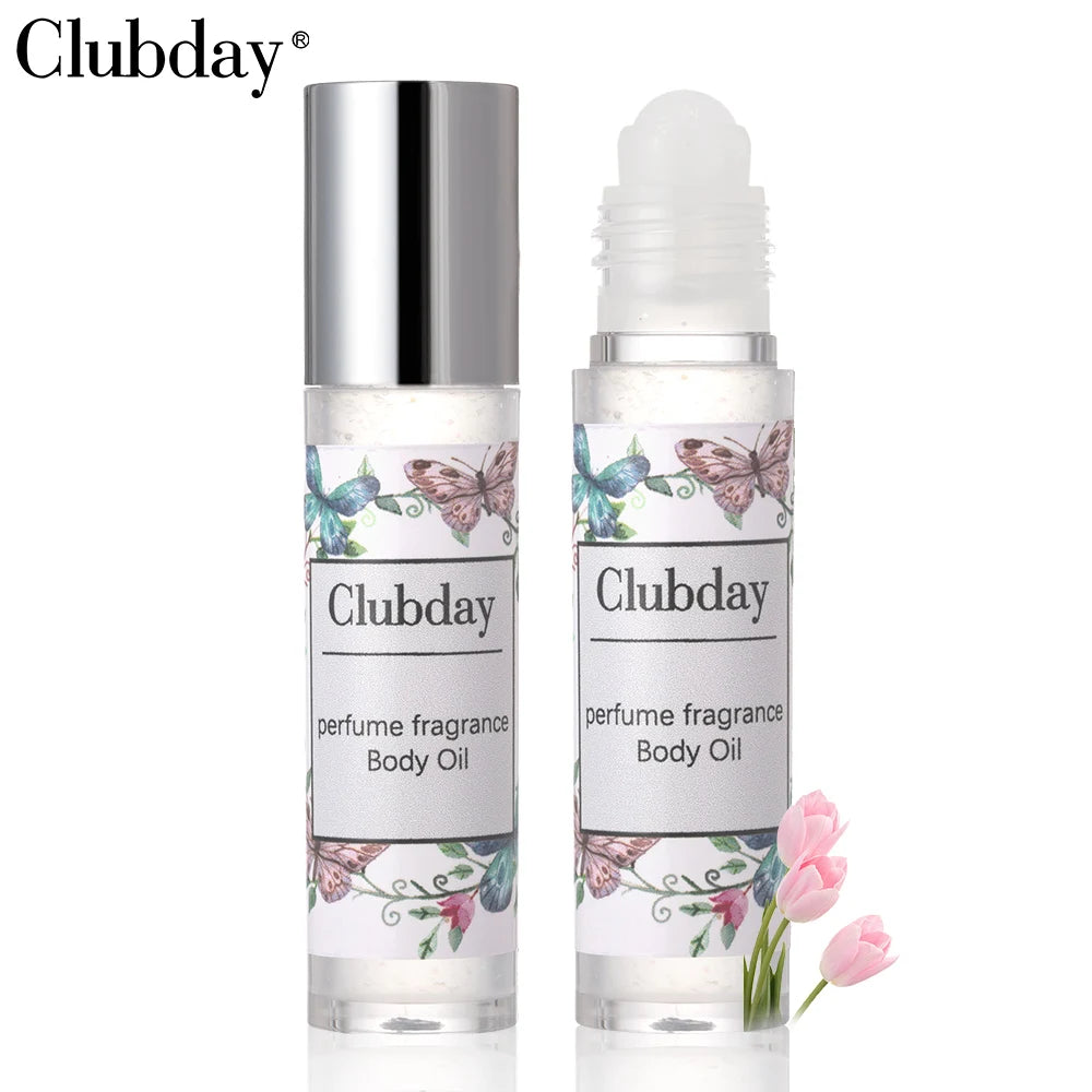 6.7ml Fragrance Oil Roll-On Have Shimmer Long Lasting Scent Sandalwood Jasmine Tulips Daisy Rose Osmanthus Flowers for Women