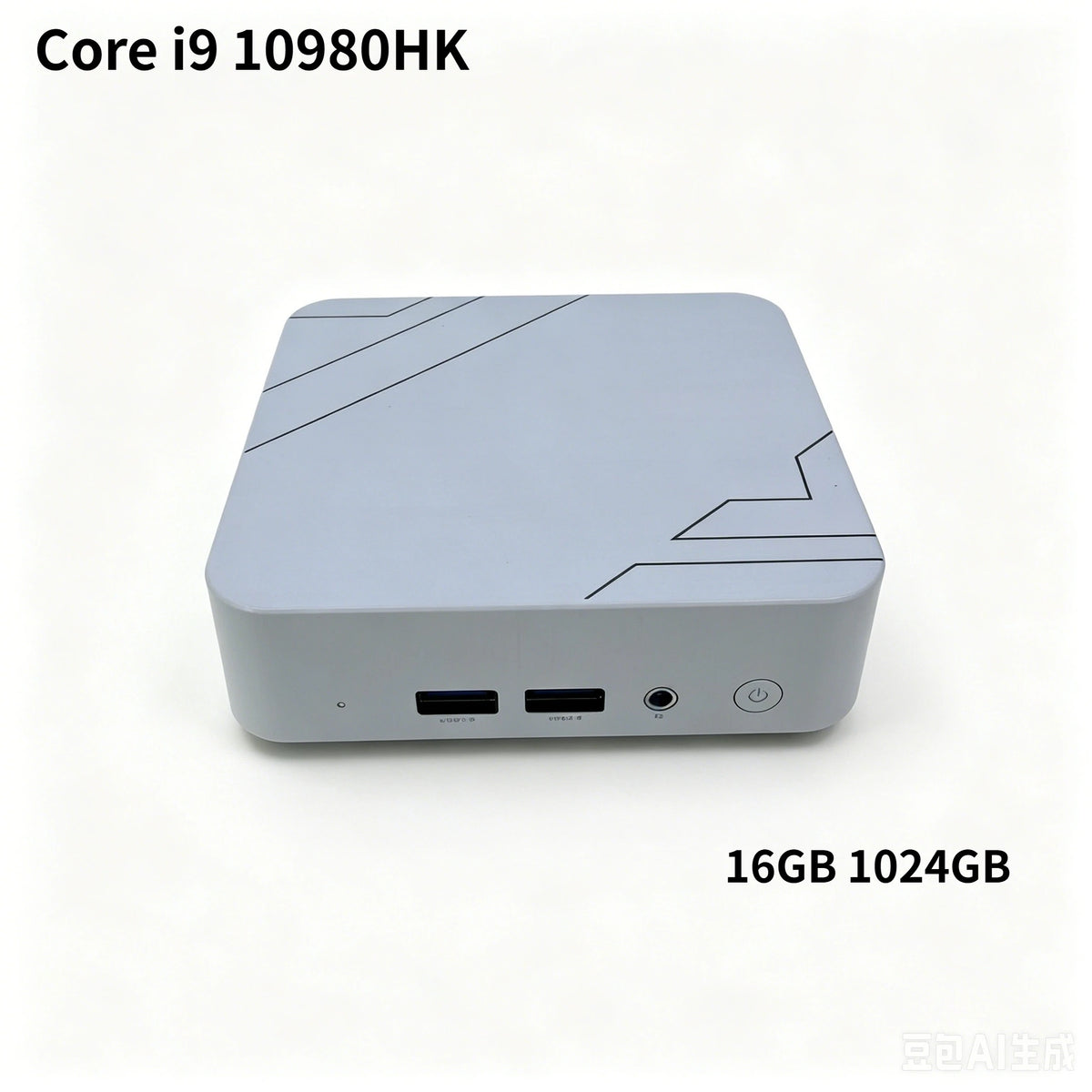 Core i9-10980HK Mini PC 32GB 2TB NVMe SSD, Triple 4K Display Desktop Computer, WiFi6 High Performance Office Home Small PC