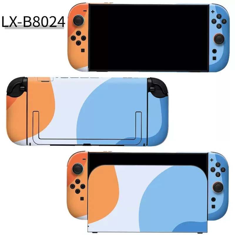 Colorful Sticker Skin for Nintendo Switch 2 NS Console Dock Charger Stand Holder Joy-con Controller Vinyl