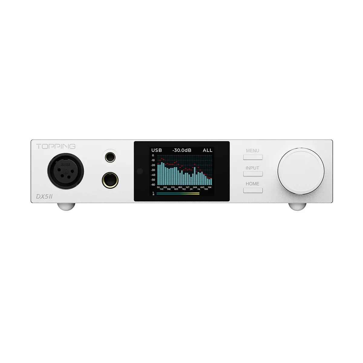 TOPPING DX5 II Fully Balanced DAC AMP Headphone Amplifier Combo Dual ES9039Q2M DSD512 PCM768kHz LDAC Decoder