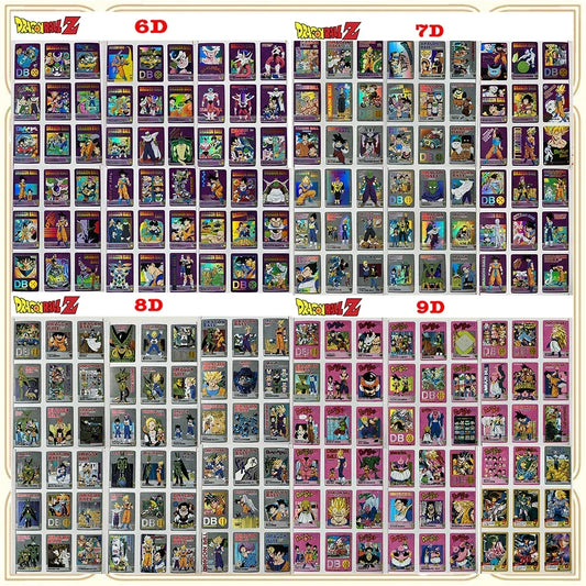 54PC/Set Anime Dragon Ball DIY ACG Battle Poster Game Toys Collectible Cards Christmas Birthday Gift Bulma Chichi Son Goku