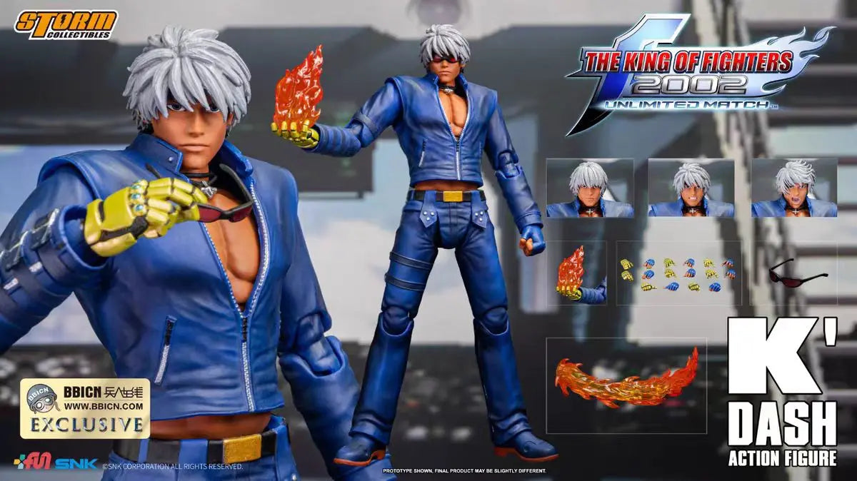 【MT】Storm Collectibles THE KING OF FIGHTERS 2002 UNLIMITED MATCH K DASH Action Figure Model Gift Toy Figure