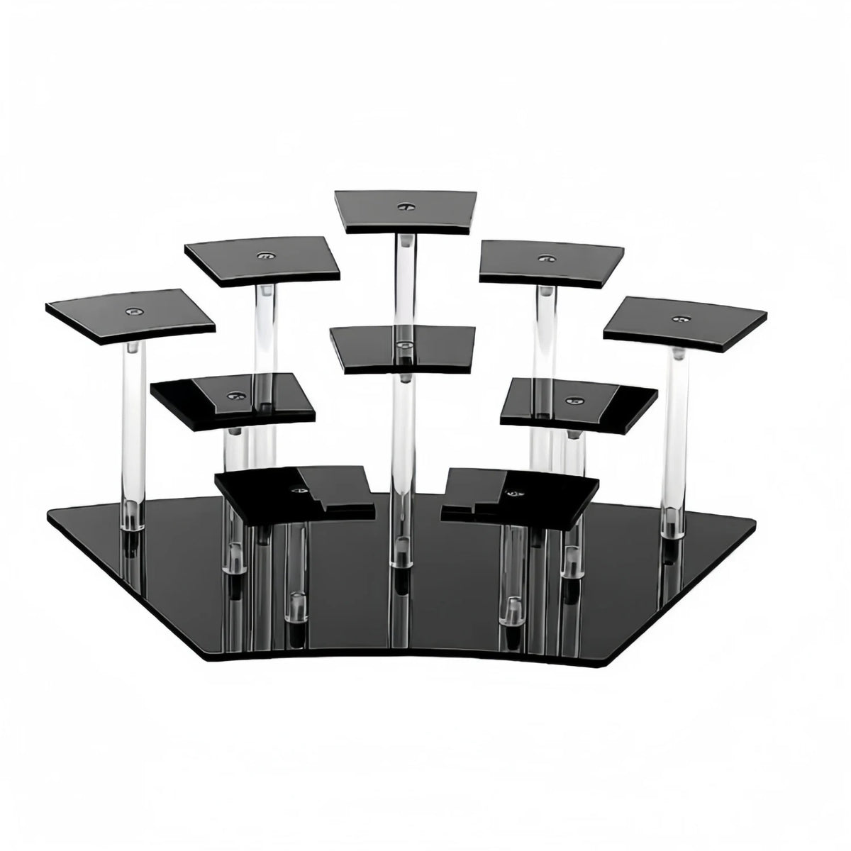 8/10 Tier Acrylic Display Riser Shlef Layered Display Action Figure Perfume Stand for Desserts Riser for Decoration Organization