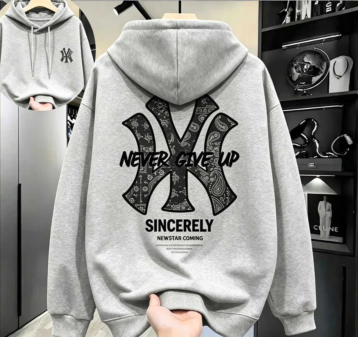 2026 Couple Collection - New Men's Hoodie for Autumn_Winter - American Retro Style