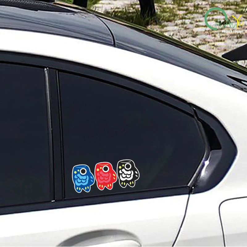 Cartoon Koi Fish Sticker Reflective Waterproof Scratch Covering Car Decal Decoration Sticker for Car Motorcycle and Electric