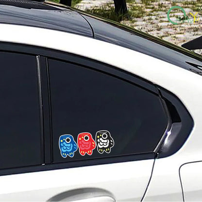 Cartoon Koi Fish Sticker Reflective Waterproof Scratch Covering Car Decal Decoration Sticker for Car Motorcycle and Electric