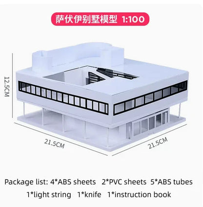 1:100 Scale Architecture Model Kit Famous Architecture Replicas DIY Building Construction Toy Educational Craft Set Hobby Crafts