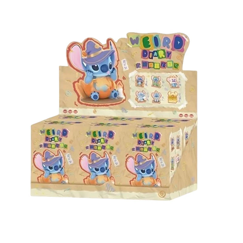 Stitch Weird Diary Series Anime Figures Creative Cute Doll Statue Model Mystery Blind Box Toys Desktop Ornament Birthday Gifts