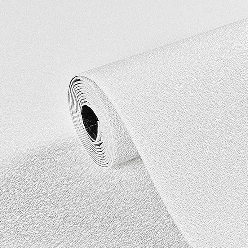 3D Linen Wall Paper Self-Adhesive Bedroom Warm Background Wallpaper Household Decor Waterproof Moisture-Proof Foam Wall Sticker