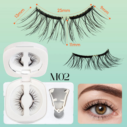 VYRILA Soft Magnetic Eyelashes No Glue Needed Reusable Natural Look 3D Lashes Easy Apply Soft Magnetic Lashes Kit for Eye Makeup