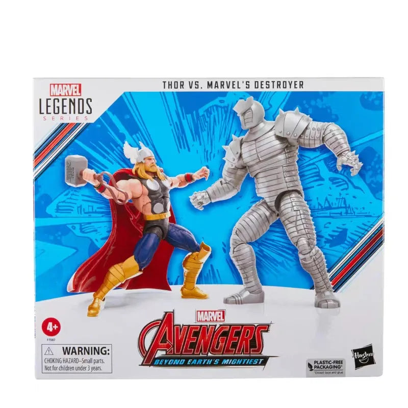 Genuine Hasbro Marvel Legends Thor Vs Marvel's Destroyer 2-Pack Action Figure Toys for Boys Girls Gift Model Ornaments
