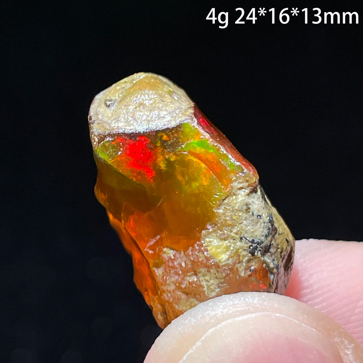 Natural Rare Colorful Ethiopia Opal (Need In Water) Gem Mineral Healing Quartz Crystals Gemstone Shooting Under Lighting