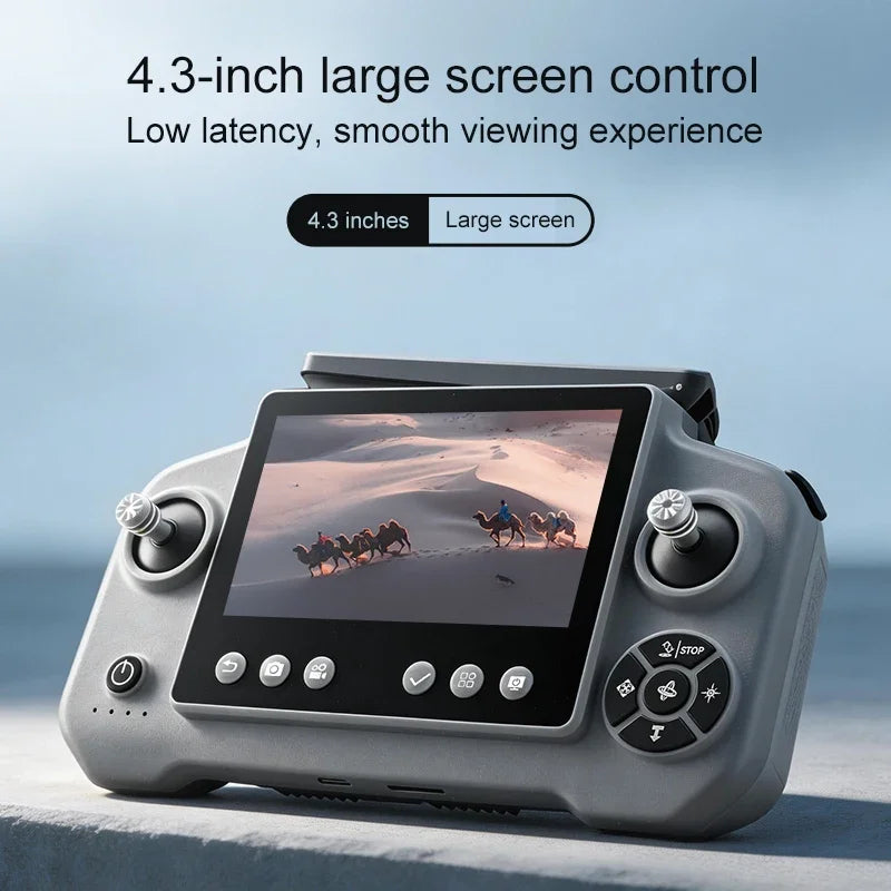 Lenovo D2 Drone 8K Aerial HD Intelligent Avoiding Obstacle with Larger Screen Remote Control Folding Brushless Power GPS Drone