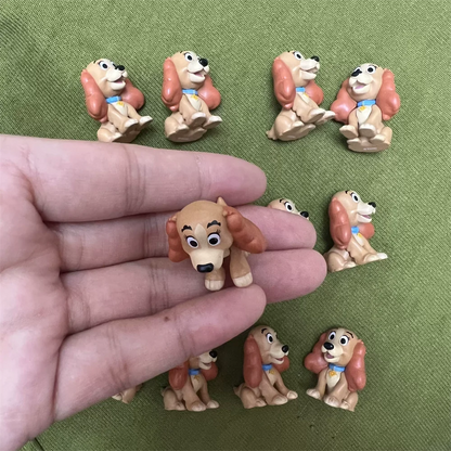 Disney original 100th Mini Figureines Bottle Toy  Princess Series Villain Series Figurine Toy Model For Kids Gifts