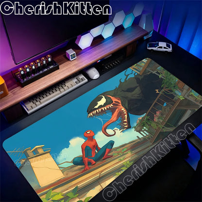 Large Game Console Mousepad Waterproof Mouse Pad Keyboard Computer Laptop Pad office Accessories XXL Marvel Venom Art Desk Mat