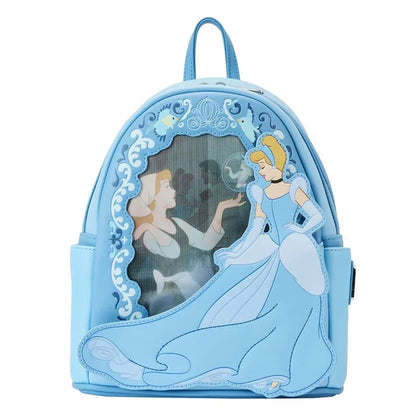 15 Styles Loungefly Disney Princess Series Manga Style Animated Collage Collection Mini Backpack