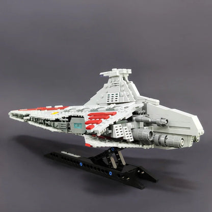 67106 High-tech Moc JIESTAR Venator Attack Cruiser Fighter Destroyer Brick Model Building Star Blocks Space Ship Toys