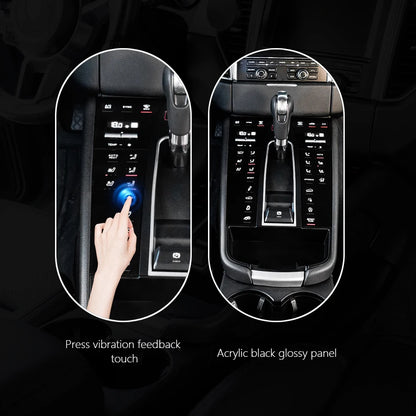 Center Console Gear Shift Panel Interior Decorative Accessories For Porsche Macan 2014-2021 (95B.1 /95B.2)
