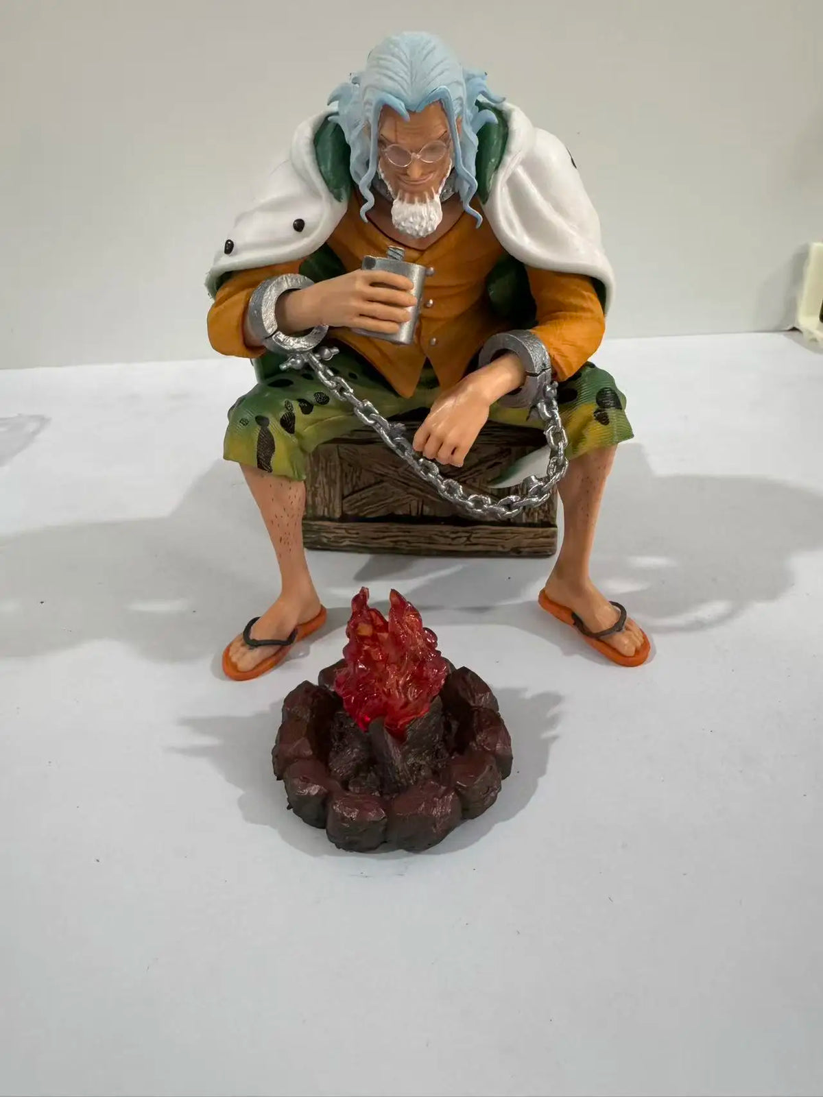 15cm Anime One Piece Silvers Rayleigh Action Figures Pvc Model Statue Room Collection Decoration Ornament Toys Birthday Gifs