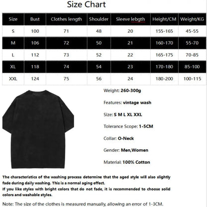 Game Resident Evil Karl Heisenberg Printed Tshirt Men Women Street Cotton T-shirts Oversized Retro T Shirt Harajuku Washed Tees