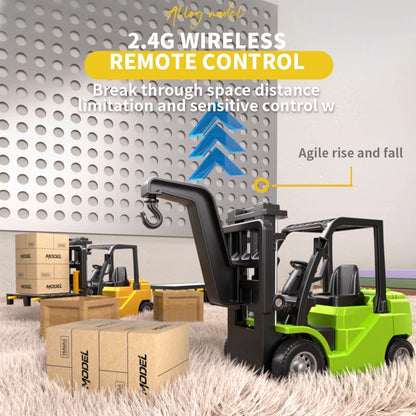 App Control / rc 1:64 Mini Remote Forklift, Alloy Variable Speed with Lighting and Sound Effects, Boy Gift