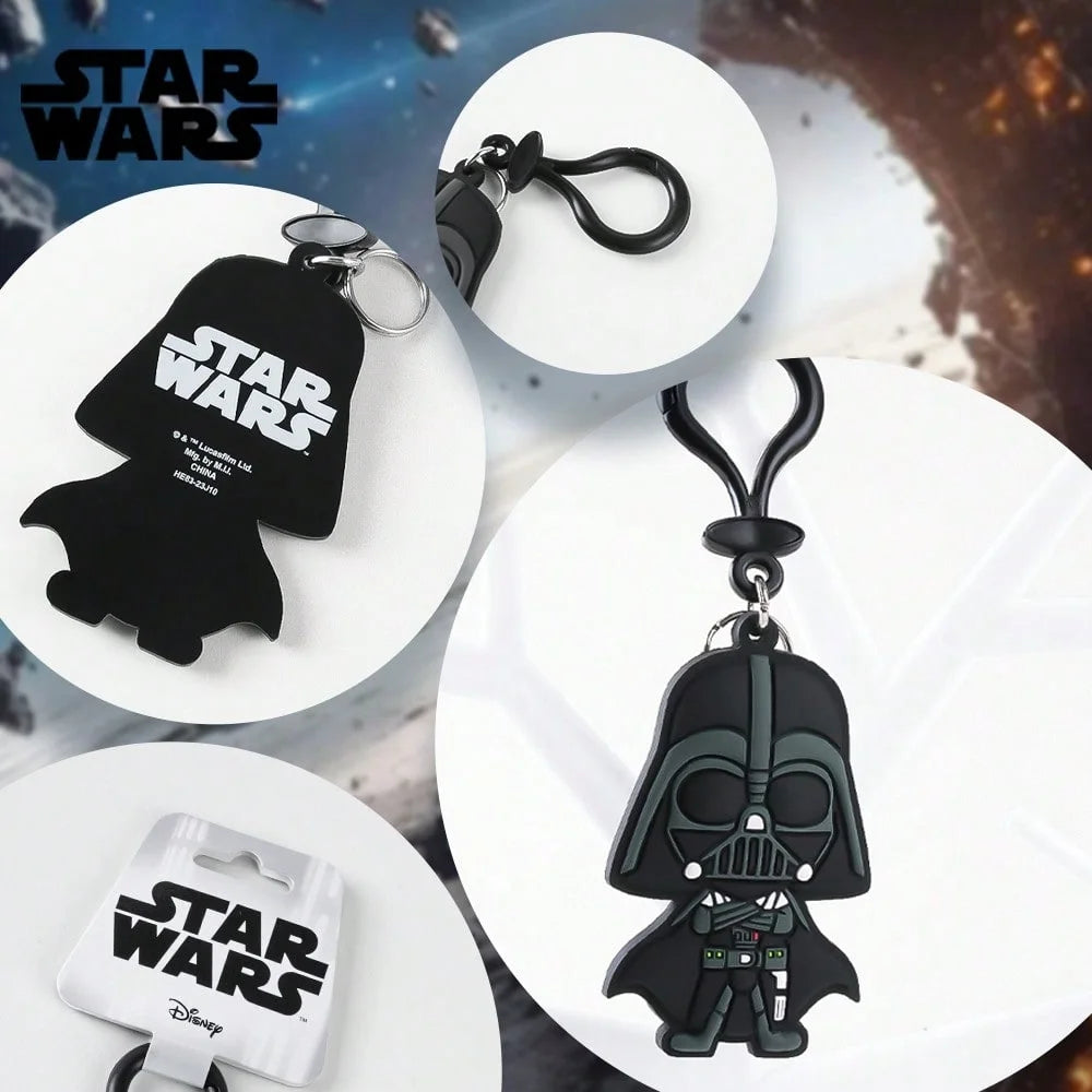 Star Wars Officially Licensed Figurine Bag Clip Charms Darth Vader PVC Keychain Perfect Gift 1Pc STAR WARS