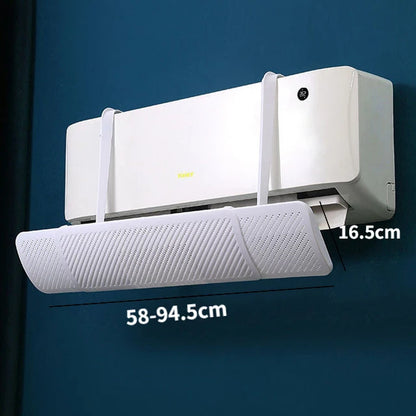 Avoid Punch Wind Deflector Straight Blow Outlet Wind Shields Wall-mounted Air Conditioning Wind Deflector Scalable Universal