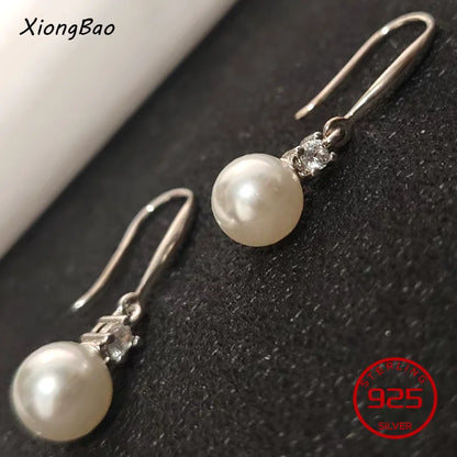 925 Sterling Silver Geometry Asymmetric Earring for Women Girl Simple Office Jewelry Gift Dropshipping