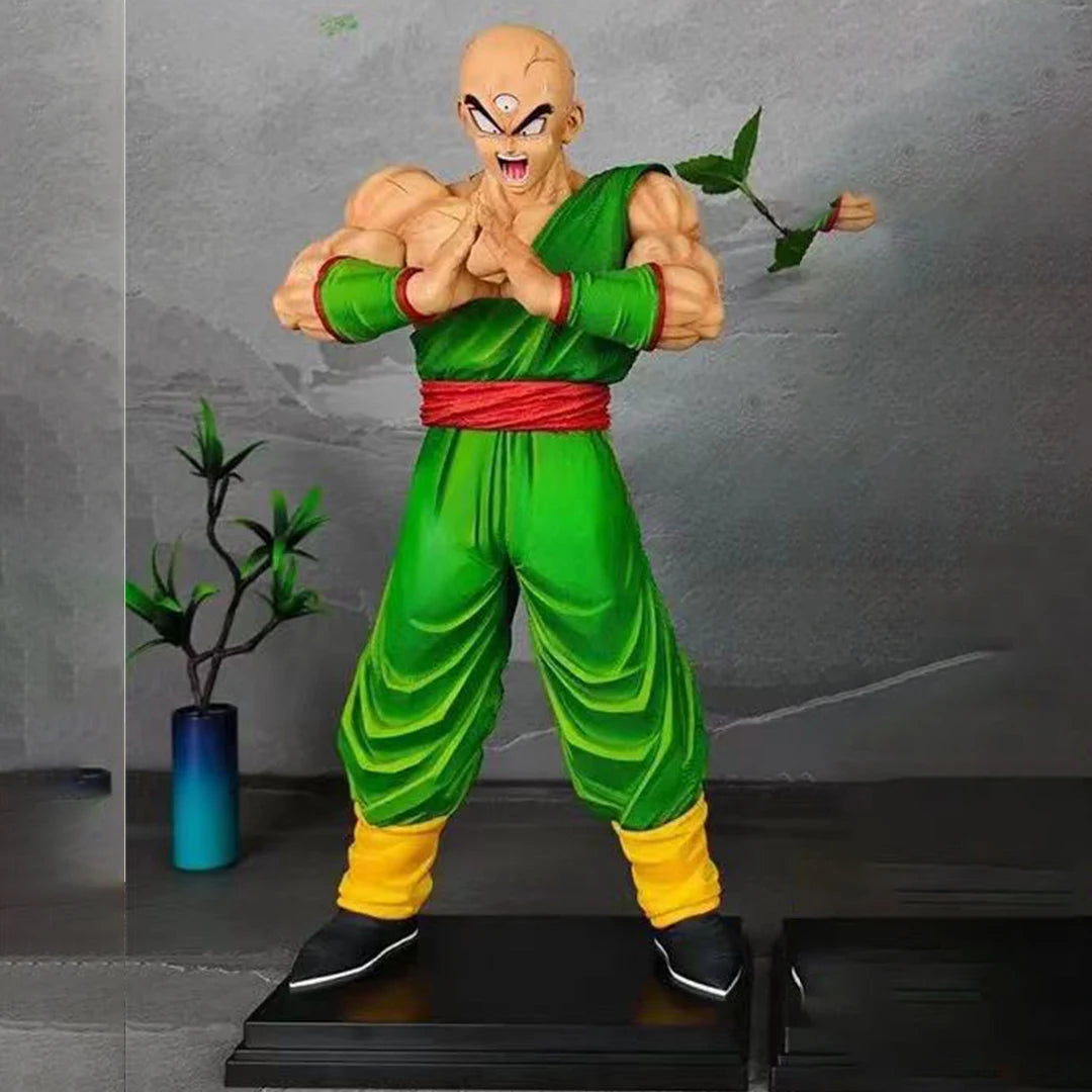 Anime Dragon Ball Z Tien Shinhan Figure Tien Shinhan Kikoho Action Figures 32cm/12.6inch Gk Statue Collection Model Toys Gifts