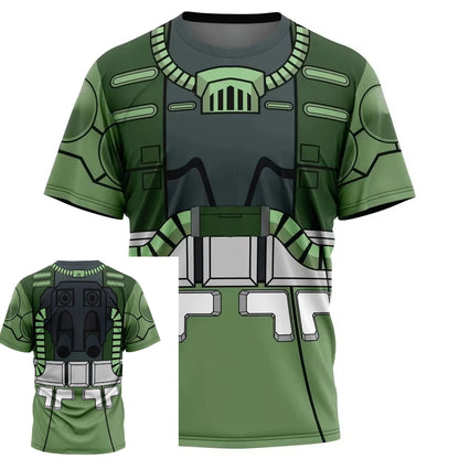2026 RX-78 Mobile Suit Gundam 0079 Double Sided Full Print T-shirt New Children's Role Playing Adult Quick Drying Sports Top Tee