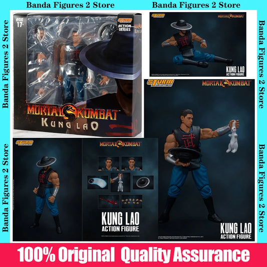 100% Original Box Storm Collectibles Mortal Kombat 1/12 Action Figure Kung Lao In Stock Anime Figures Model Toys Gifts