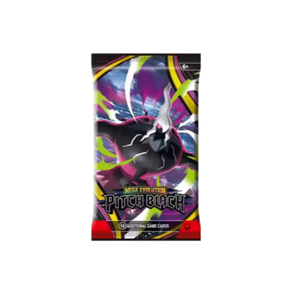 New Pokémon TCG Mega Evolution PITCH BLACK Booster Display Box -1-36 Packs Sealed English Version Game Collection Card Gift