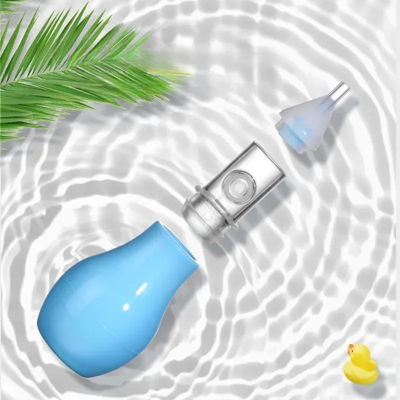 Silicone Baby Nasal Aspirator Suction Pump Infant Nose Cleaner Children Kids Soothing Nose Cleaning Device Nasal Cleaning Tools