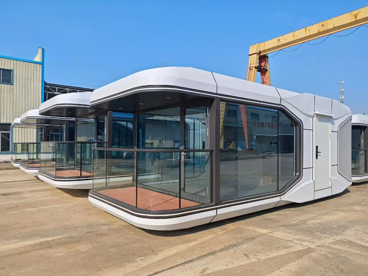 Prefabricated Expandable Container Home Insulated Mobile Villa Space Capsule House Windproof Portable Cabin For Outdoor Tourism