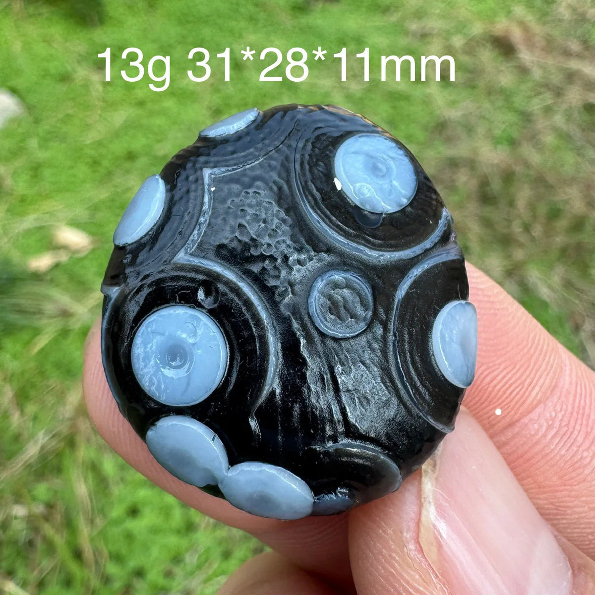 Natural Sardonyx Black Agate Alxa Gobi Eye Rock Mineral Specimen Energy Crystal Chakra Reiki Healing Stone Garden Decor DD1-8