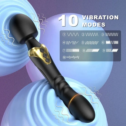Powerful AV Magic Wand Dildo Vibrator Clitoris Stimulator Vagina Massager G Spot Masturbator Adult Sex Toys for Women