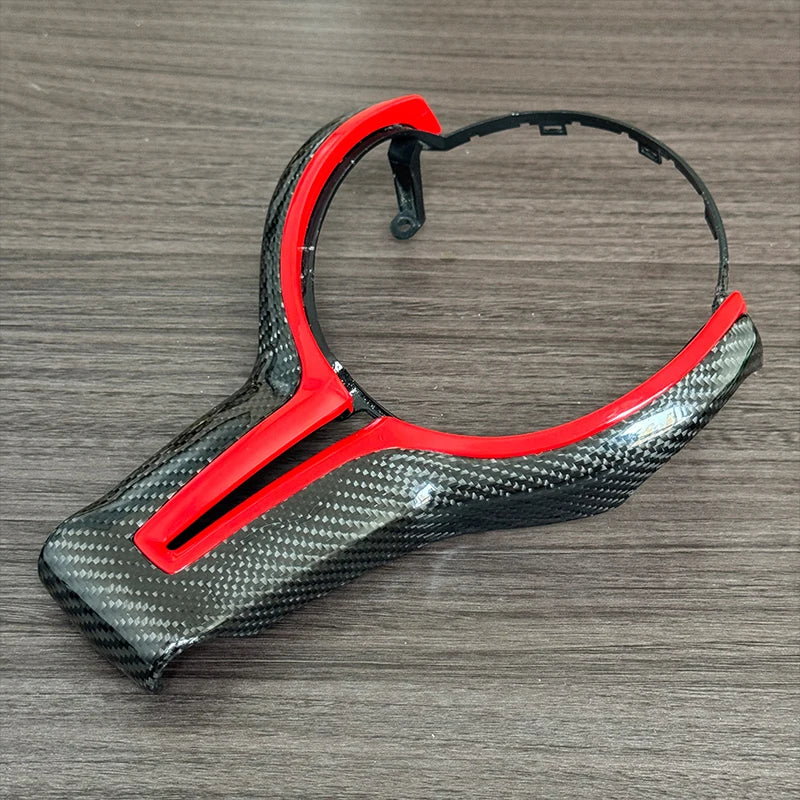 M power Steering Wheel Covers Car Carbon Fiber M sport Steering Wheel Trim for BMW M2 F87 M3 F80 M4 F82 M5 F10 M6 F06