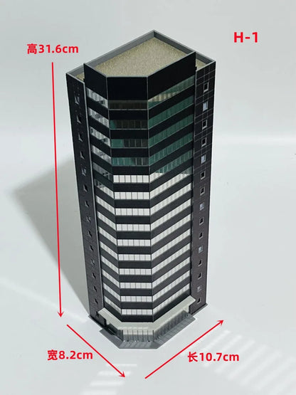 1/350/150 Diorama Outland City Modern Commercial Building Model Street Office Home Scene Model Toys