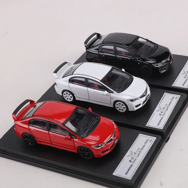 DCT 1:64 Honda Civic Type-R Sedan FD2 Alloy Model Car