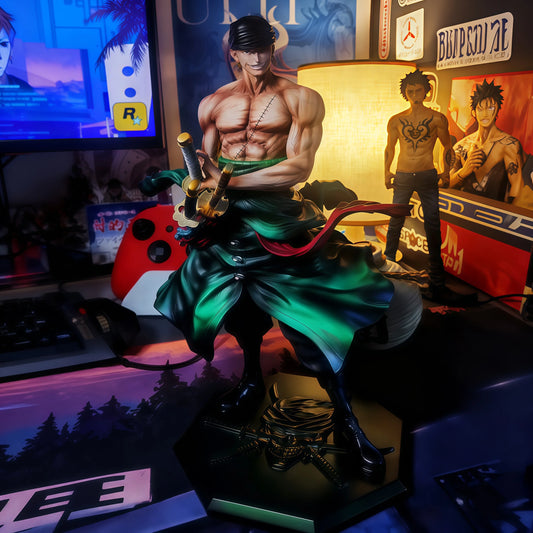 New One Piece Collector's Edition Anime Figure Roronoa Zoro Figure Zoro Figurine Pvc Gk Statue Model Collection Desk Decoration