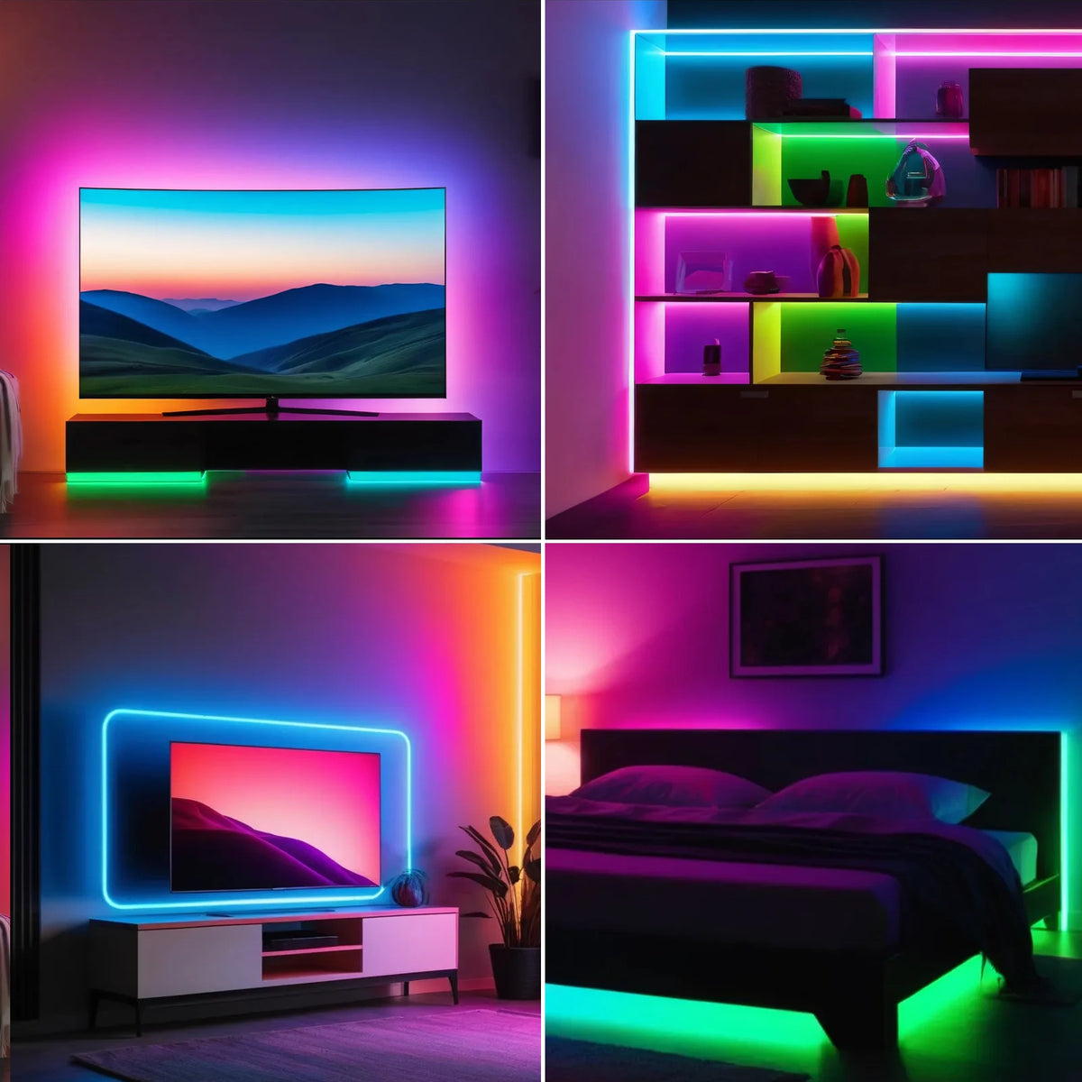 WS2811 RGBIC Dream Color Neon Strip Light DC 12V 24V Waterproof Home Decor Flexible Ribbon Tape Rope LED Strip 1M 5M 10M