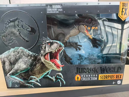 Mattel Jurassic World Hammond Collection Scorpios‑Rex Dinosaur Figure, 100% Authentic Original Item, Factory‑Sealed Box