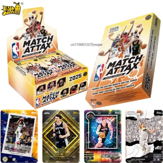 KAYOU Genuine NBA Star Card NBA MATCH ATTAX Basketball Battle Card Energy Pack Superpower Pack Collection Card Toys Gifts