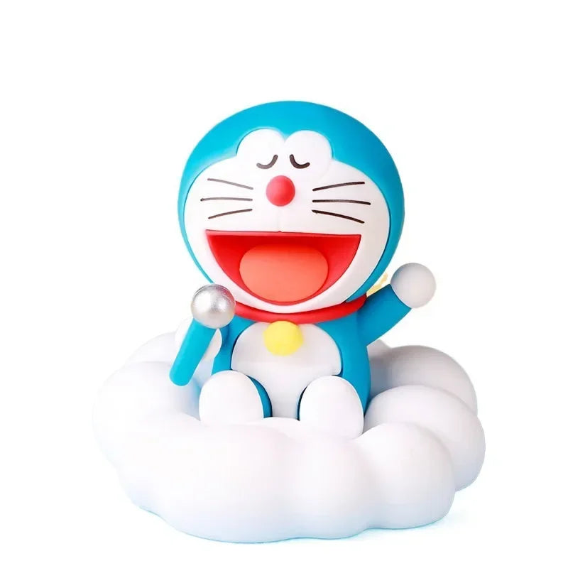 Doraemon Night Tour Starry Sky Series Anime Figure Model Toys Car Ornament Cartoon Desktop Decor Kawaii Doll Birthday Gift