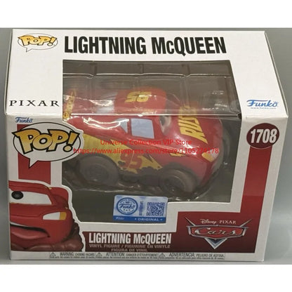Funko Pop Disney Cars Lightning McQueen #1708 CCXP MX 26 Exclusive Vinyl Figure, Official Pixar Collectible for Fans & Display
