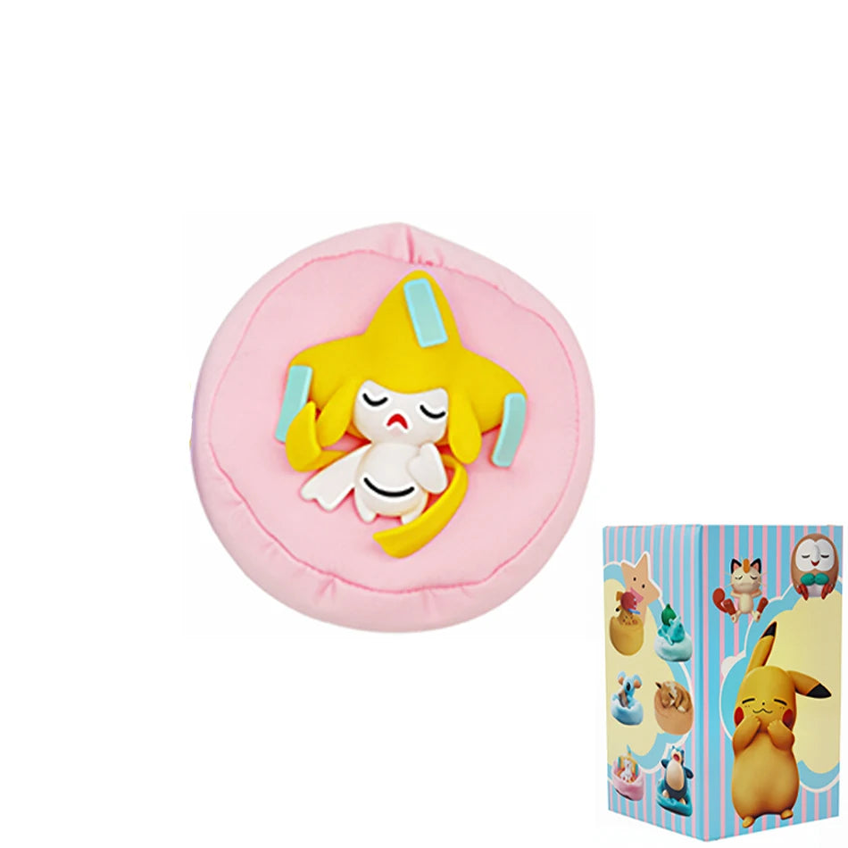 Anime Pokémon Blind Box Model Figure 1-12 Pcs Pikachu Sleep Series Interior Hand Sleeping Position Toys Gift for Sfriends