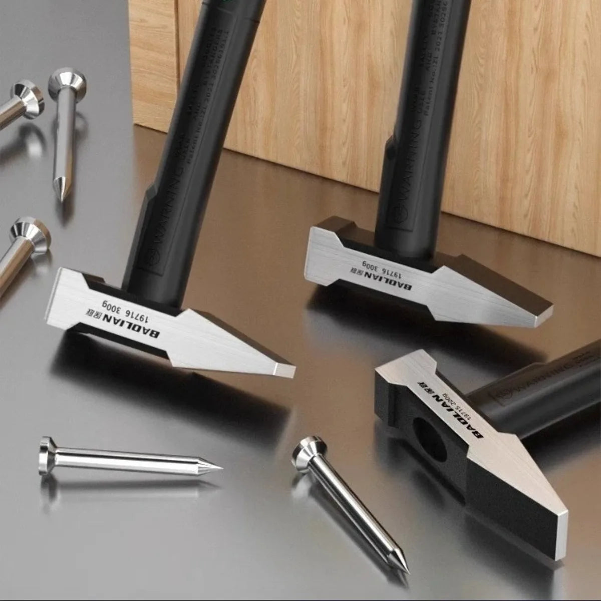 Hardware Tools, Building Decoration, Flat Head Hammer 200g, Plastic Coated Duckbill Hammer, Hammer Head 500g, Fitter Hammer