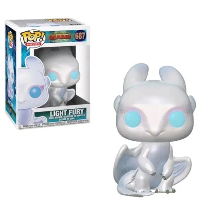 Funko Pop How to Train Your Dragon Toothless #100 #686 Light Fury #687 Action Figure Toys Collection Dolls Gifts for Children