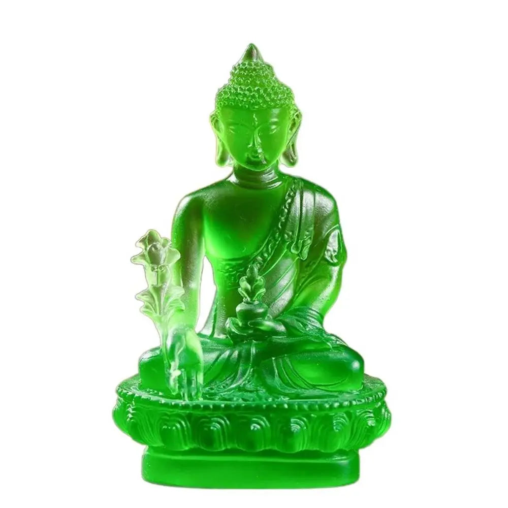 1pc, Resin Craft Home Decoration Buddha Statue Buddhism Sculpture Thailand Buddha Sculpture Zen Decor Ornaments Car Decoration