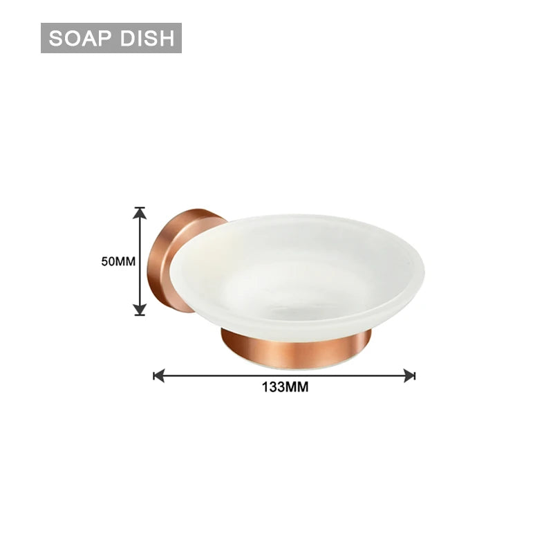 High Quality Soap Dispenser Toilet Brush Holder Toilet Paper Holder Towel Bar Rail Rack Hanger Hook Bathroom Accessories Set